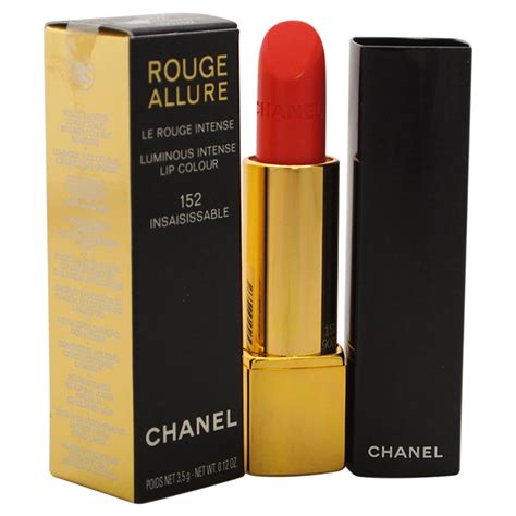 chanel rouge allure luminous intense 152|Chanel Rouge lipstick.